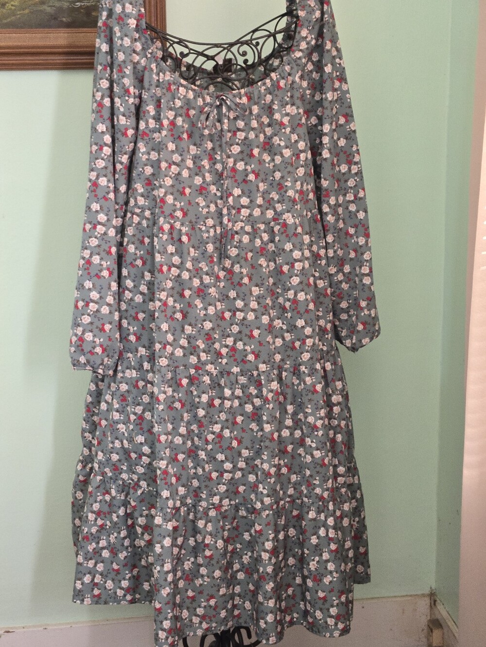 Hayden Dress Midi Cottagecore Flowers Ditsy L